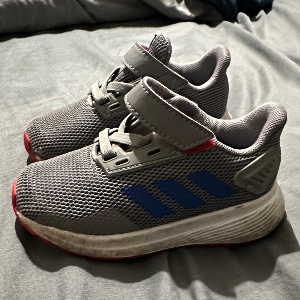 Adidas Kids Sneakers in Gray and Blue